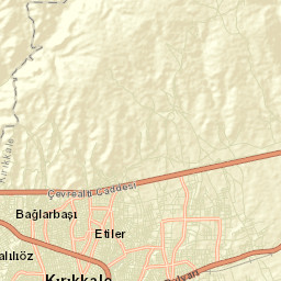 Kırıkkale Street Map
