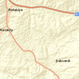 Refahiye Street Map