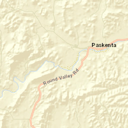 Paskenta California Street Map