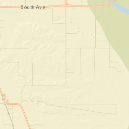 Squaw Hill California Street Map