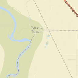 Merrills Landing California Street Map