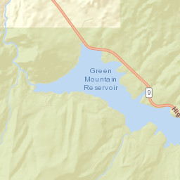 Heeney Colorado Street Map