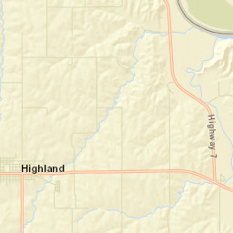 Highland Street Map