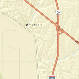 Missouri T, Amazonia, MO 64421, USA Street Map