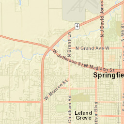 213 E Capitol Ave Springfield Illinois Street Map