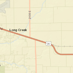 Long Creek Street Map