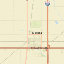 Tuscola Street Map