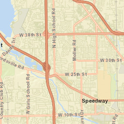 Speedway Street Map