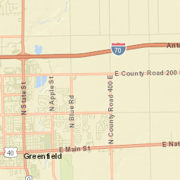Greenfield Street Map