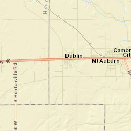 Cambridge City Street Map