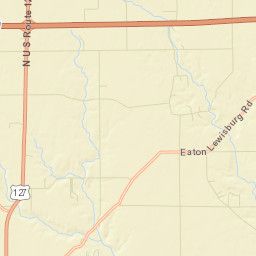 Brennersville Ohio Street Map