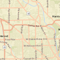 Upper Dayton View Ohio Street Map