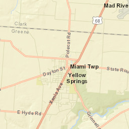 Tecumseh Estates Ohio Street Map