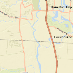 Shadeville Ohio Street Map