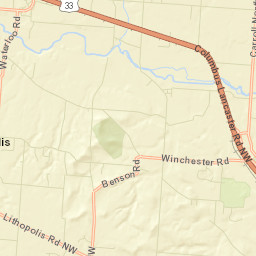 Slough Ohio Street Map