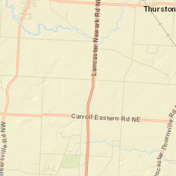 Thurston Ohio Street Map
