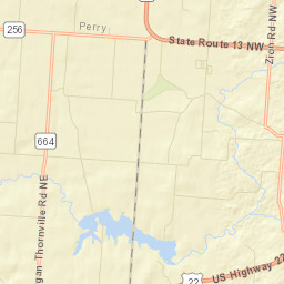 Oakthorpe Ohio Street Map