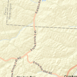 Redfield Ohio Street Map