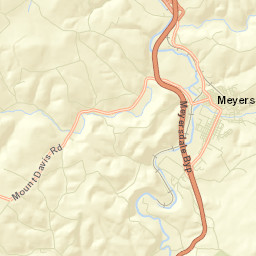 Meyersdale Street Map
