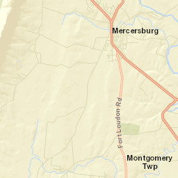 Mercersburg Street Map