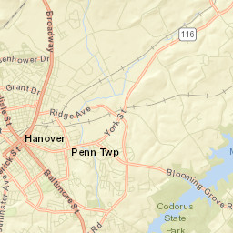Hanover Street Map