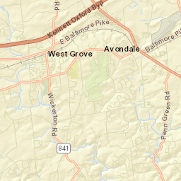 Avondale Street Map