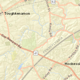 Valley View Delaware Street Map