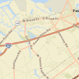 Paulsboro Street Map