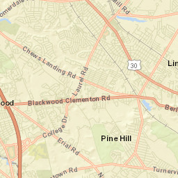 Laurel Springs Street Map