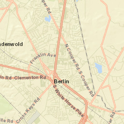 Gibbsboro Street Map