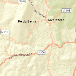 Alvaiázere Street Map