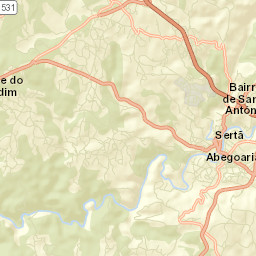 Sertã Street Map
