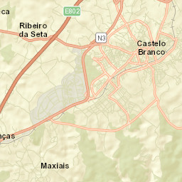 Castelo Branco Street Map