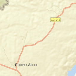 Piedras Albas Street Map