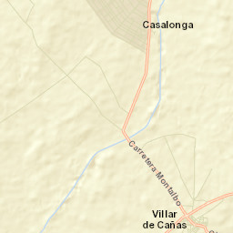Villar de Cañas Street Map