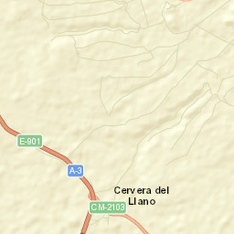 Cervera del Llano Street Map