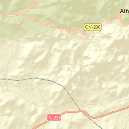 Alfondeguilla Street Map