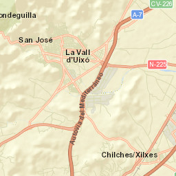 Chilches Street Map