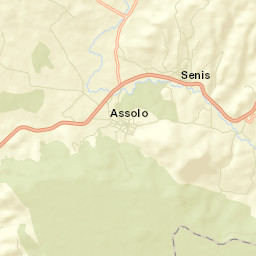Senis Street Map