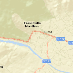 Francavilla Marittima Street Map