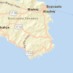 Bozcaada Street Map