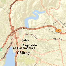 Gölbaşı Street Map