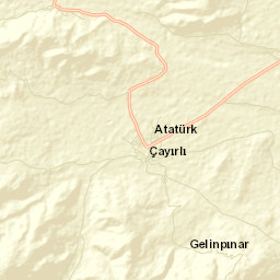 Çayırlı İlçesi Street Map