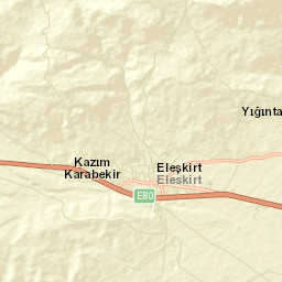 Eleşkirt Street Map