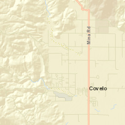 Covelo California Street Map