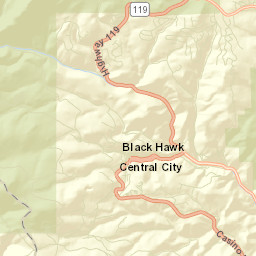 Russell Gulch Colorado Street Map