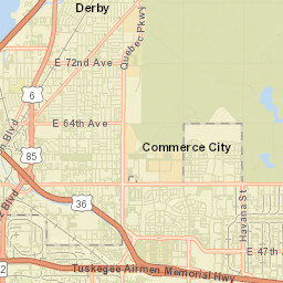Dupont Colorado Street Map