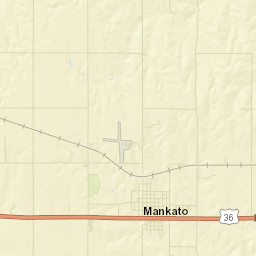 Jewell County Street Map