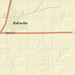Belleville Street Map