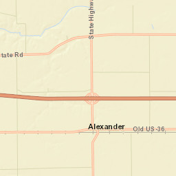 Interstate 72, Jacksonville, IL 62650, USA Street Map